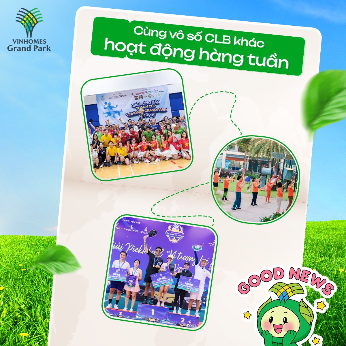 Hoạt động CLB tại Vinhomes Grand Park